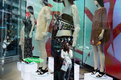 Shoppers on Lexington Avenue on April 29, 2015 in New York City.