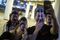Demonstrators Form Human Chain As Police Ban Weekend Rally