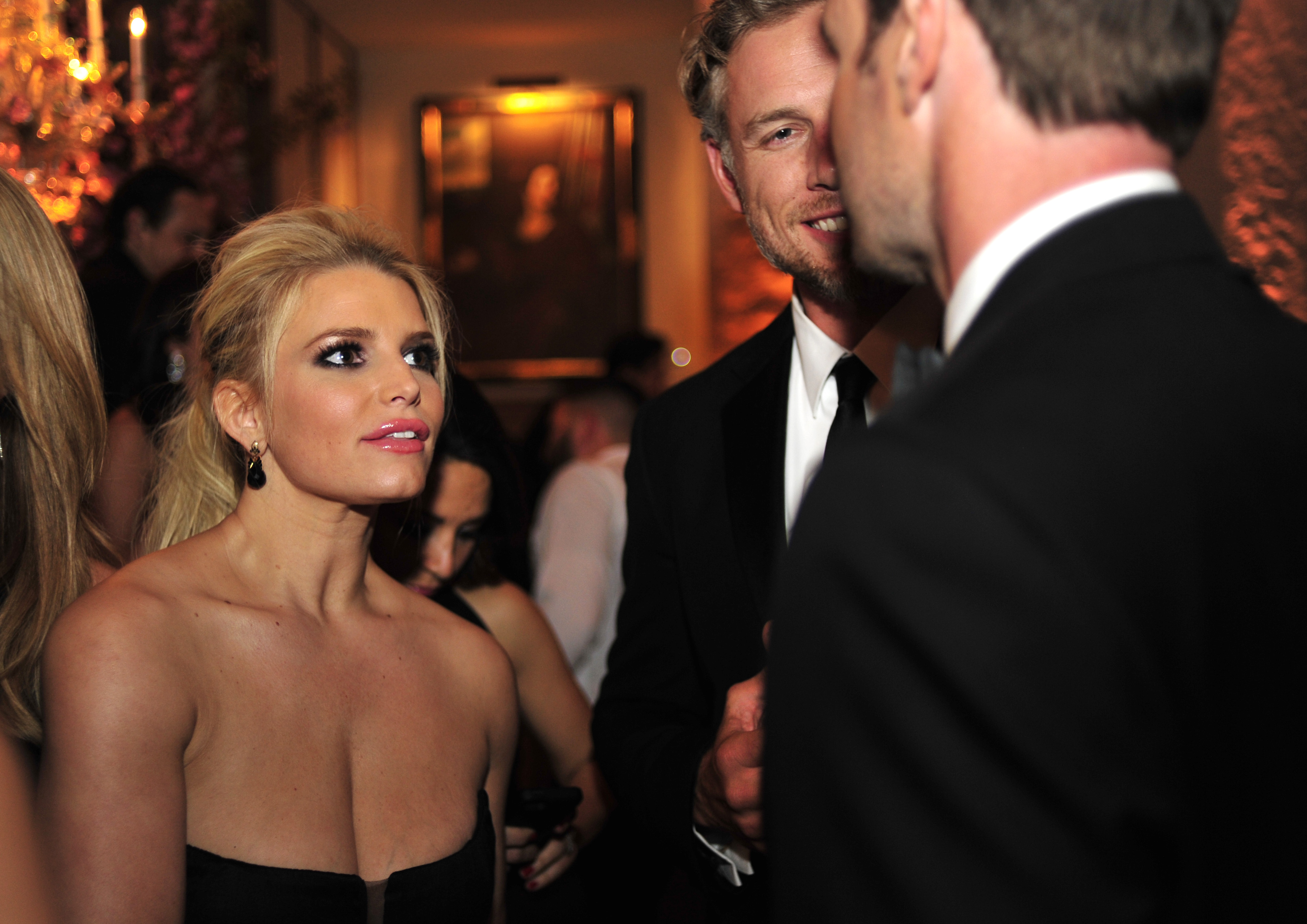 Jessica Simpson attends the after party of the Bloomberg/Vanity Fair White House Correspondents’ Association dinner in Washington on Saturday, May 3, 2014.
