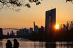 Aerial Views of Frankfurt's Financial District 