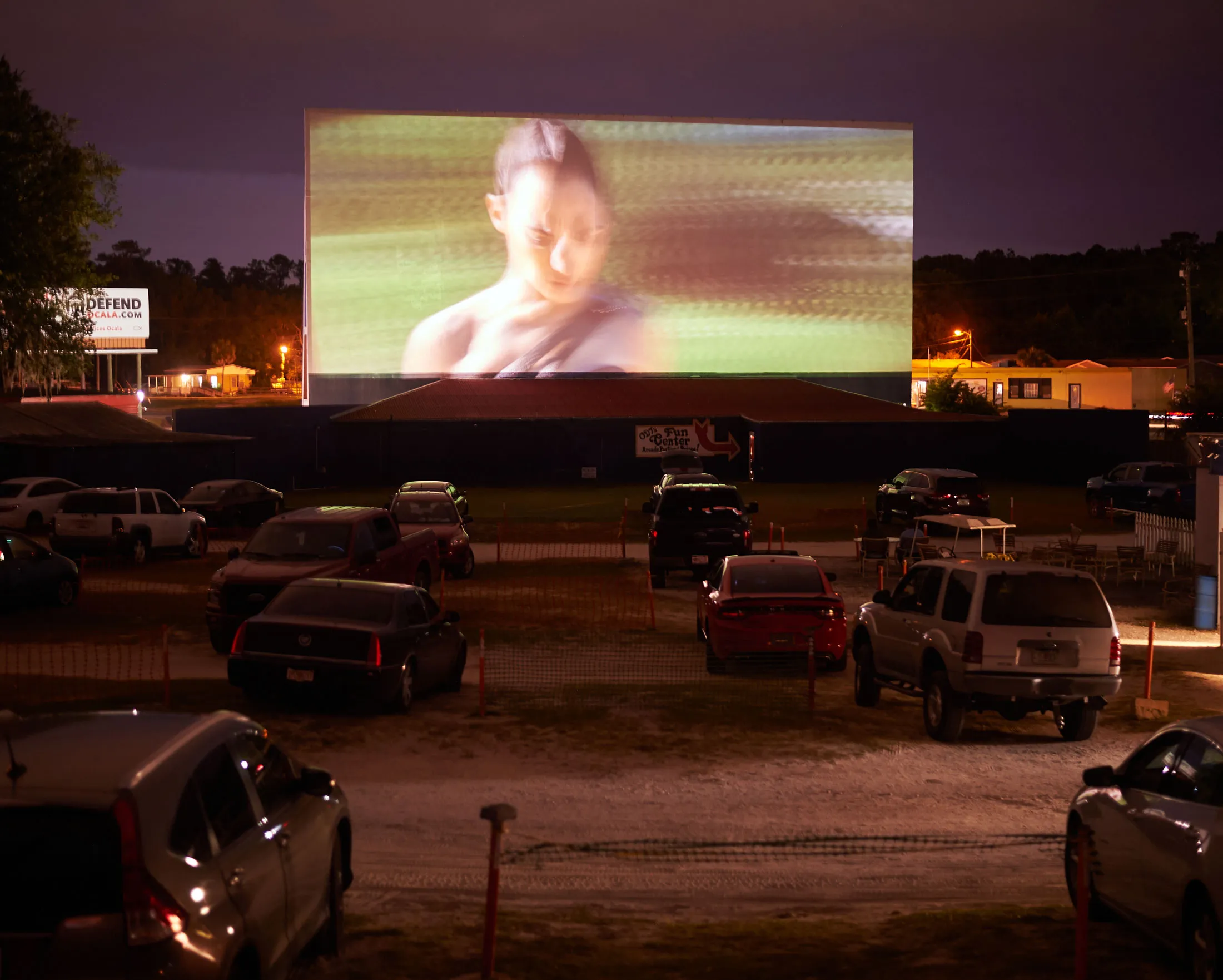 Moviegoers watch ‘Wonder Woman’&nbsp;from their cars at the Ocala Drive-In Theater in&nbsp;Florida&nbsp;on May 9.