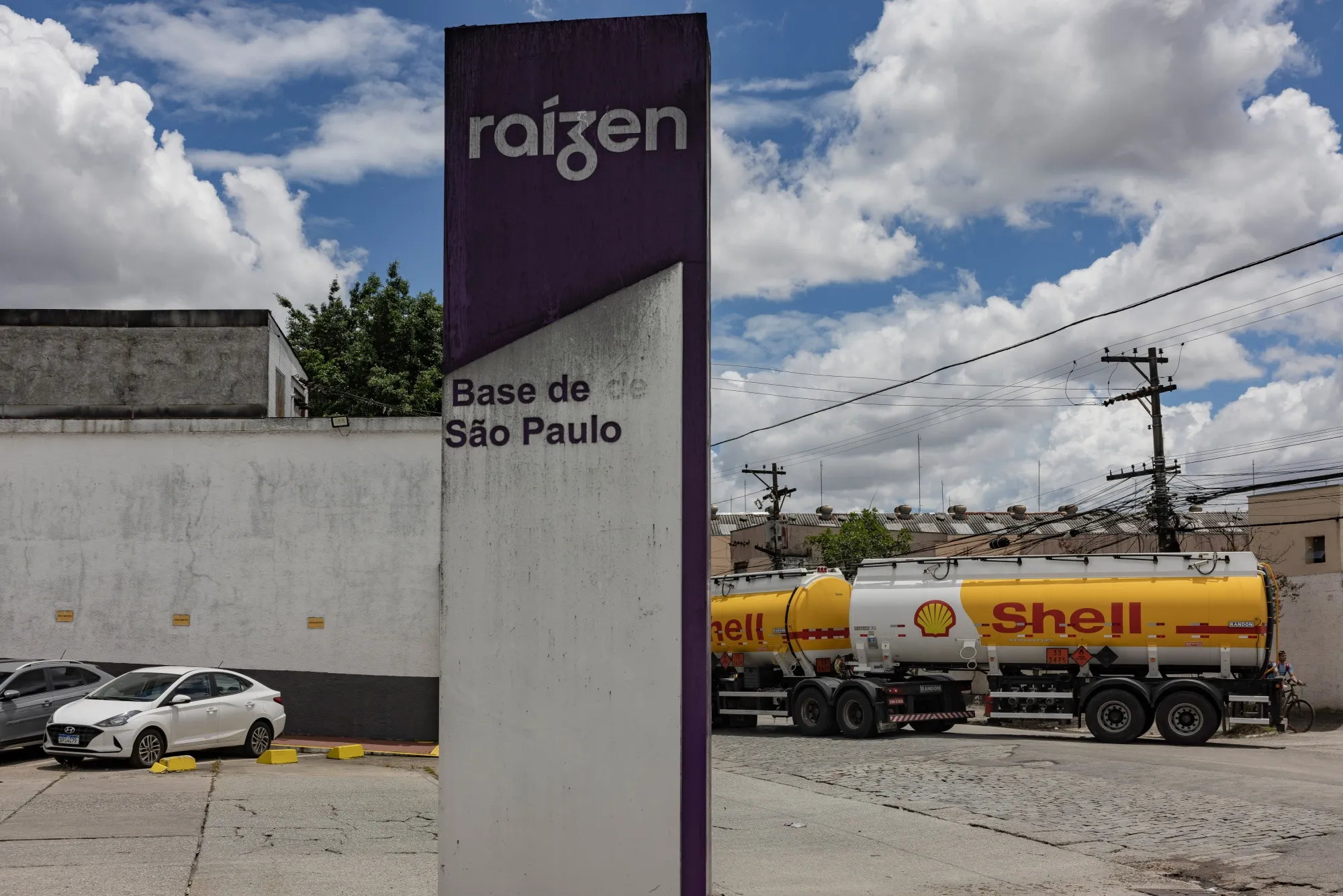 Centro de distribuição da Raízen em São Paulo, na quinta-feira, 12 de fevereiro de 2026.&nbsp;