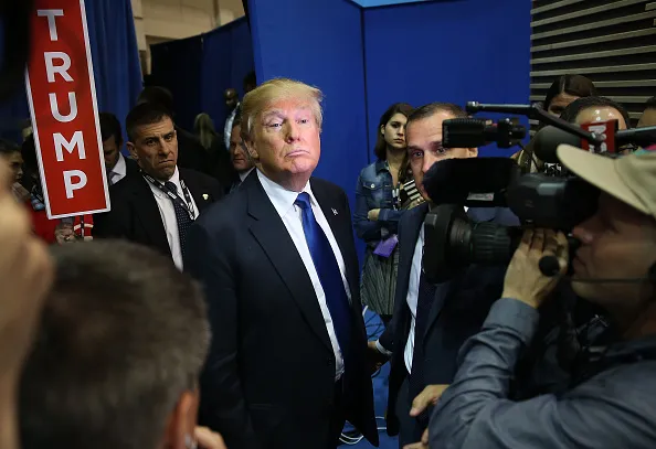 He's the story, not the election.
