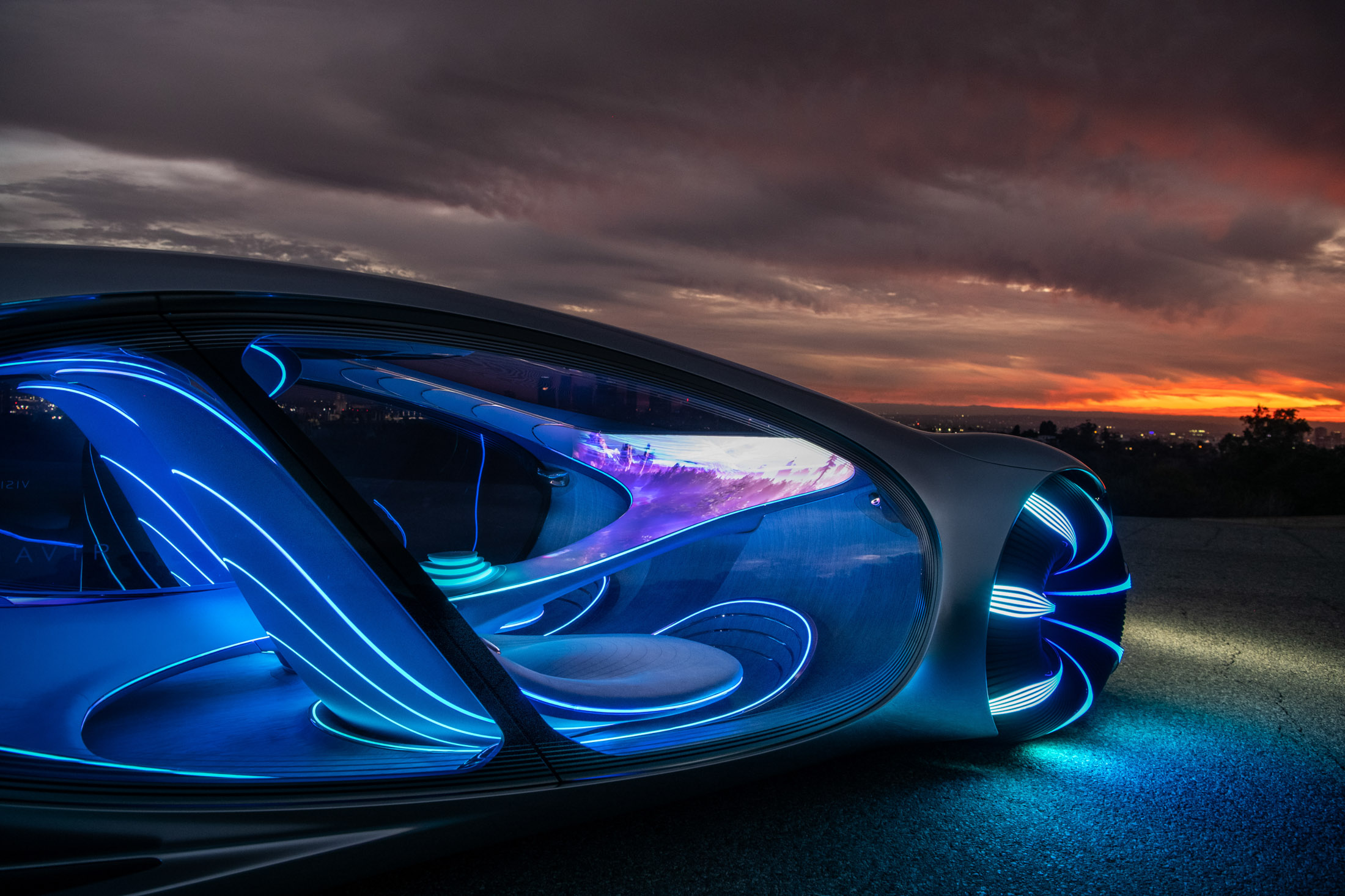 World's Coolest Concept Car - Mercedes AVTR 
