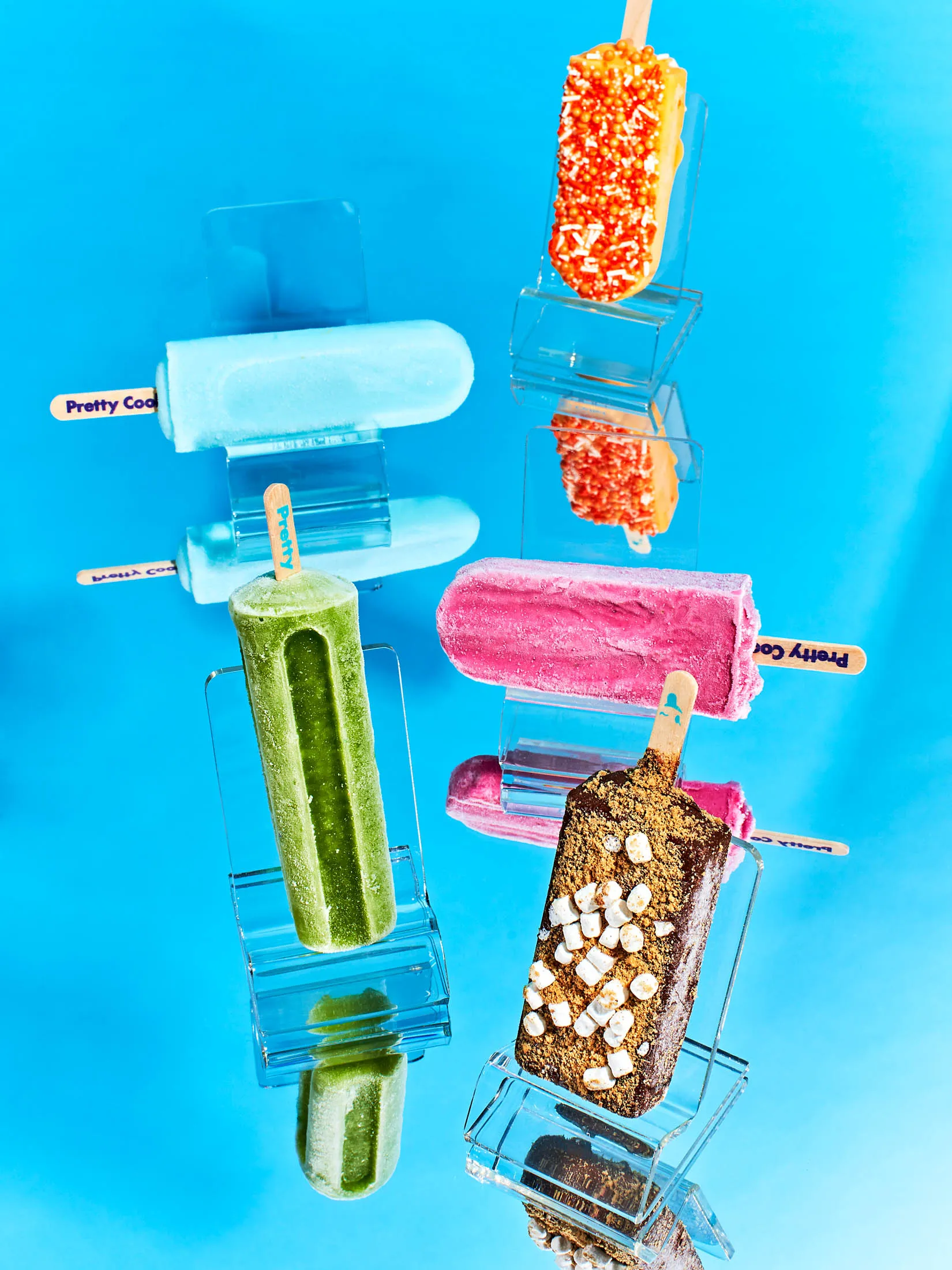 Pretty Cool Ice Cream popsicles and bars.