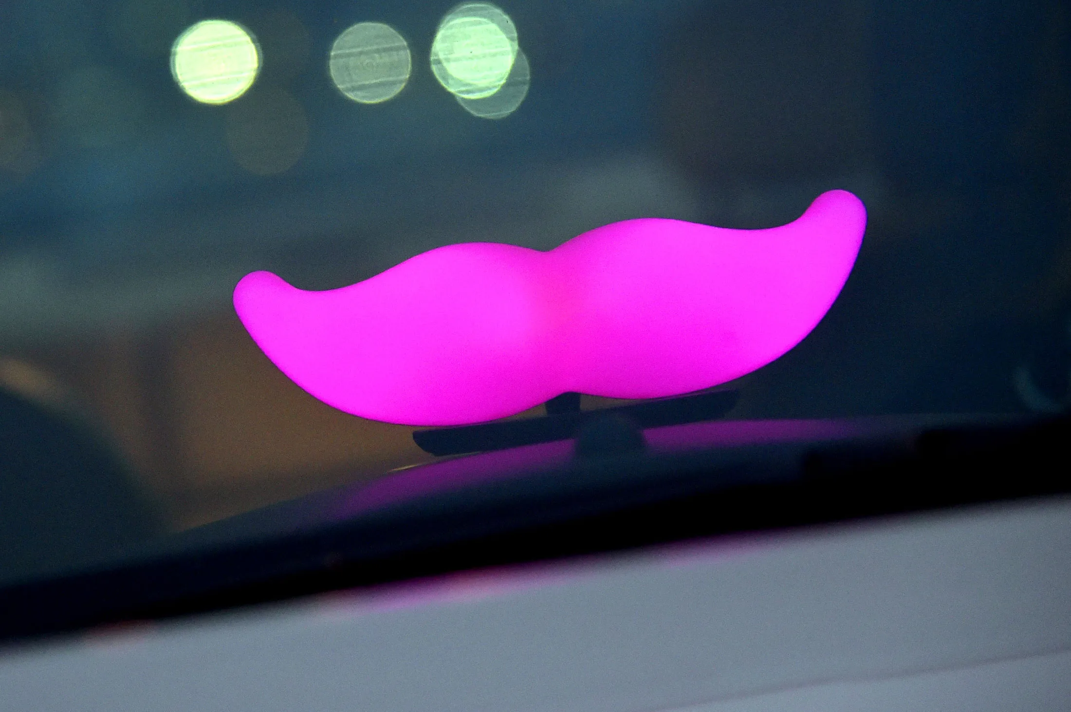 Lyft at its San Francisco Headquarters showcasing Lyft cars, the Glowstache, the Lyft app, Lyft passengers and drivers on February 3, 2016 in San Francisco, California.
