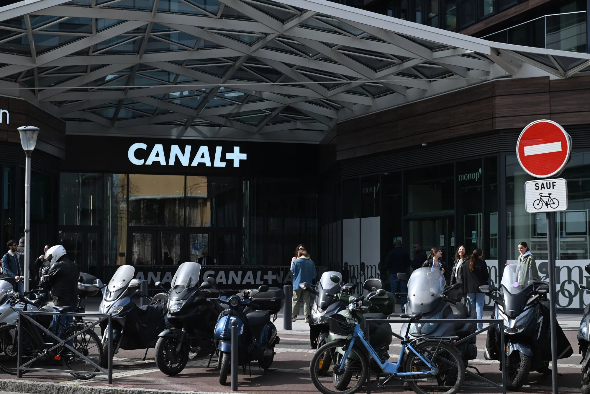 The Canal+ offices in Paris.