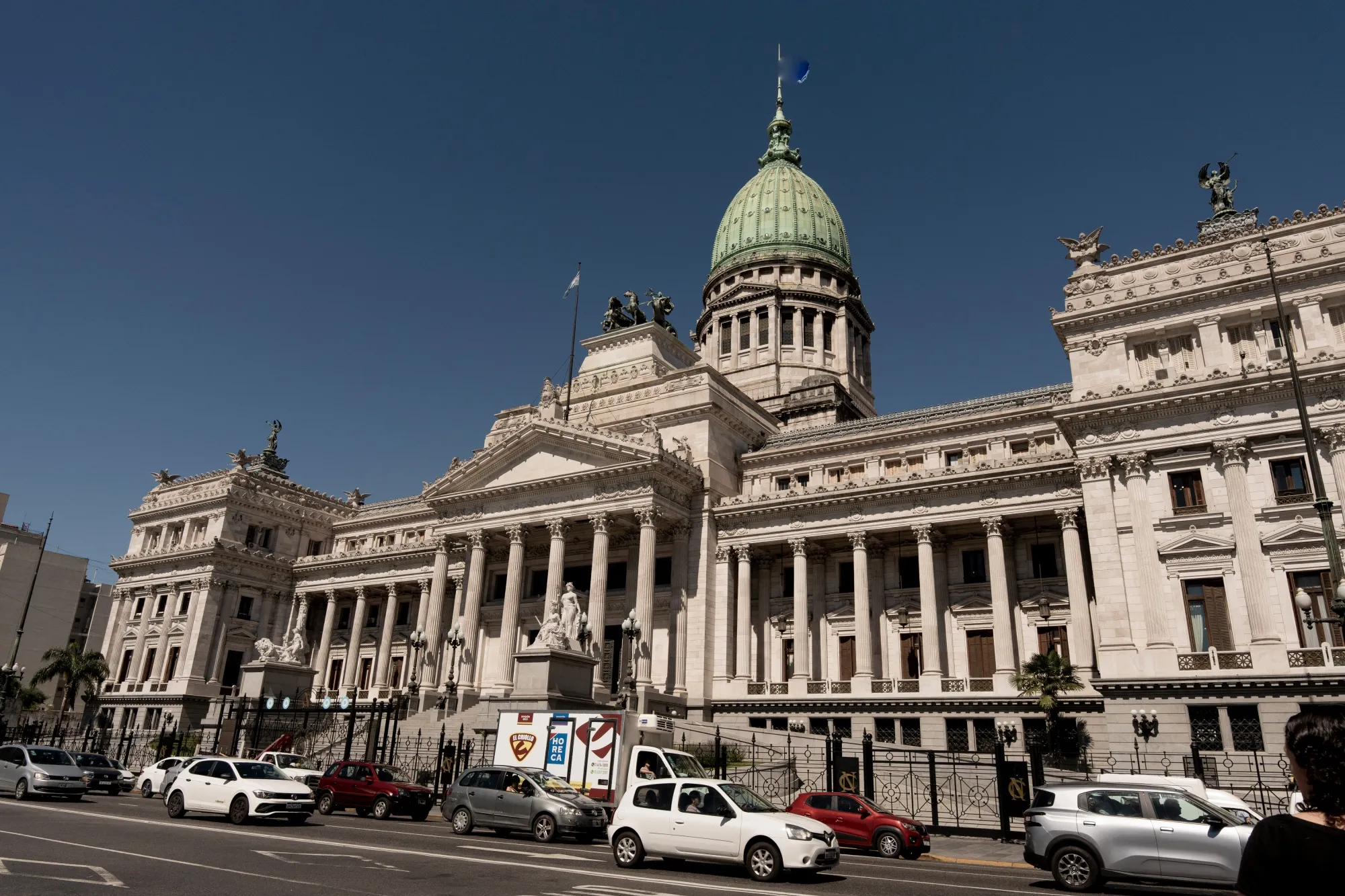 The National Congress building in Buenos Aires.