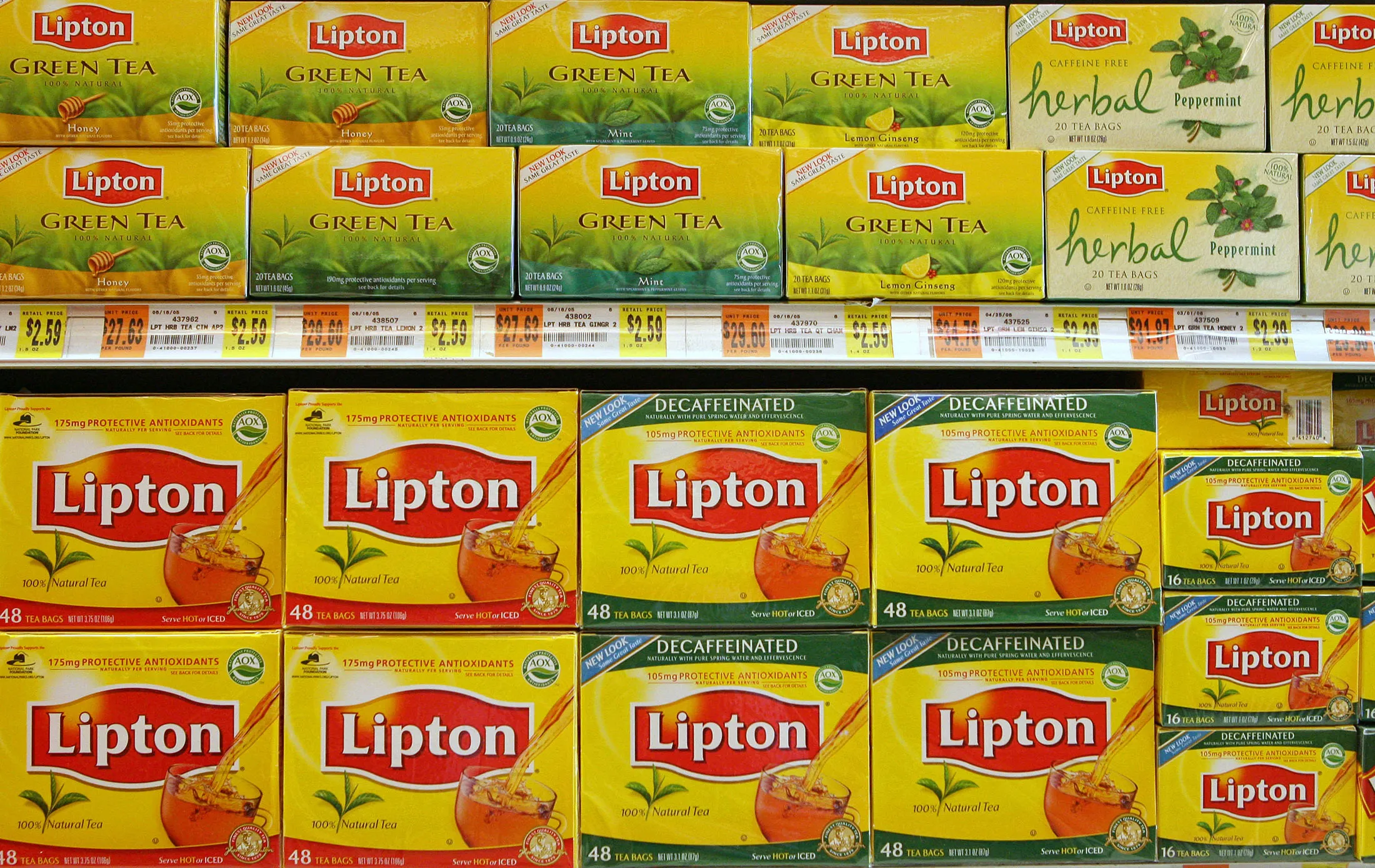 Lipton tea.
