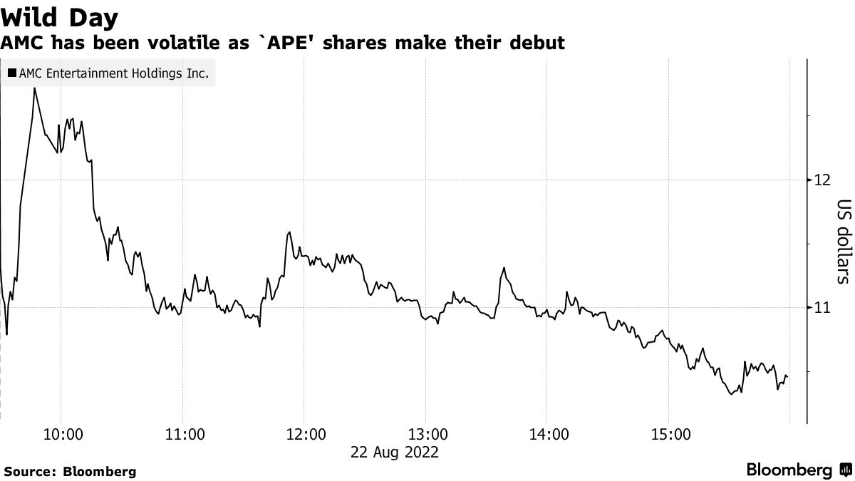 AMC Entertainment Stock Sinks on Plan to Convert Preferred Equity -  Bloomberg