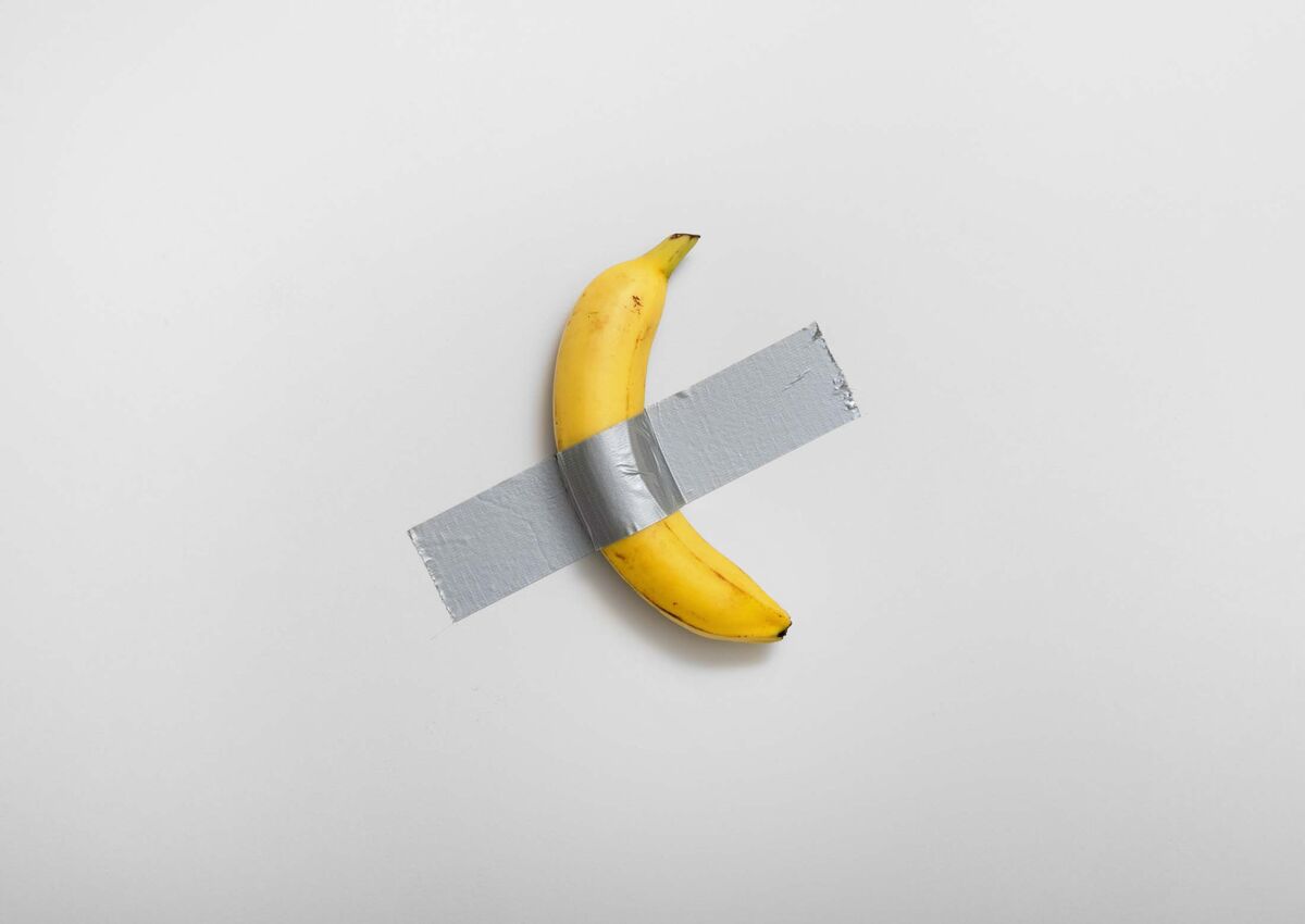 Cattelan Duct-Taped Banana Sells For $6.2 Million At Sotheby's Auction ...