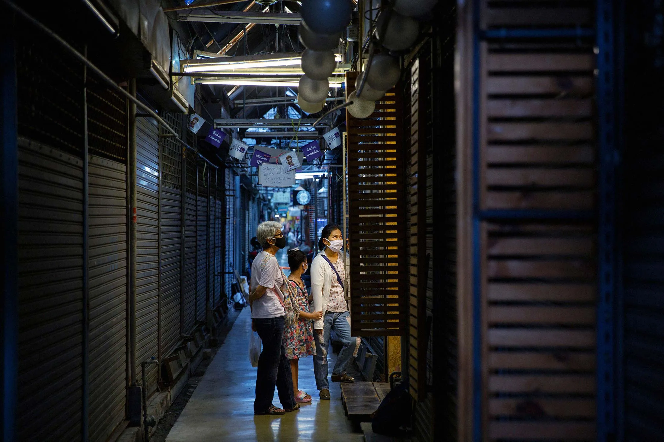 Most shops in Bangkok’s Chatuchak have been shuttered by the pandemic. &nbsp;&nbsp;