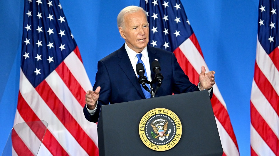 Watch Biden Says He's Determined to Run in 2024 Presidential Race ...