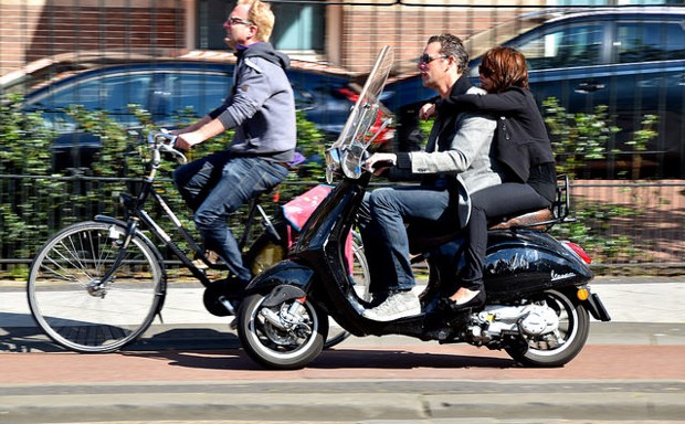 In the Netherlands, riding a scooter in a bike lane could soon be illegal