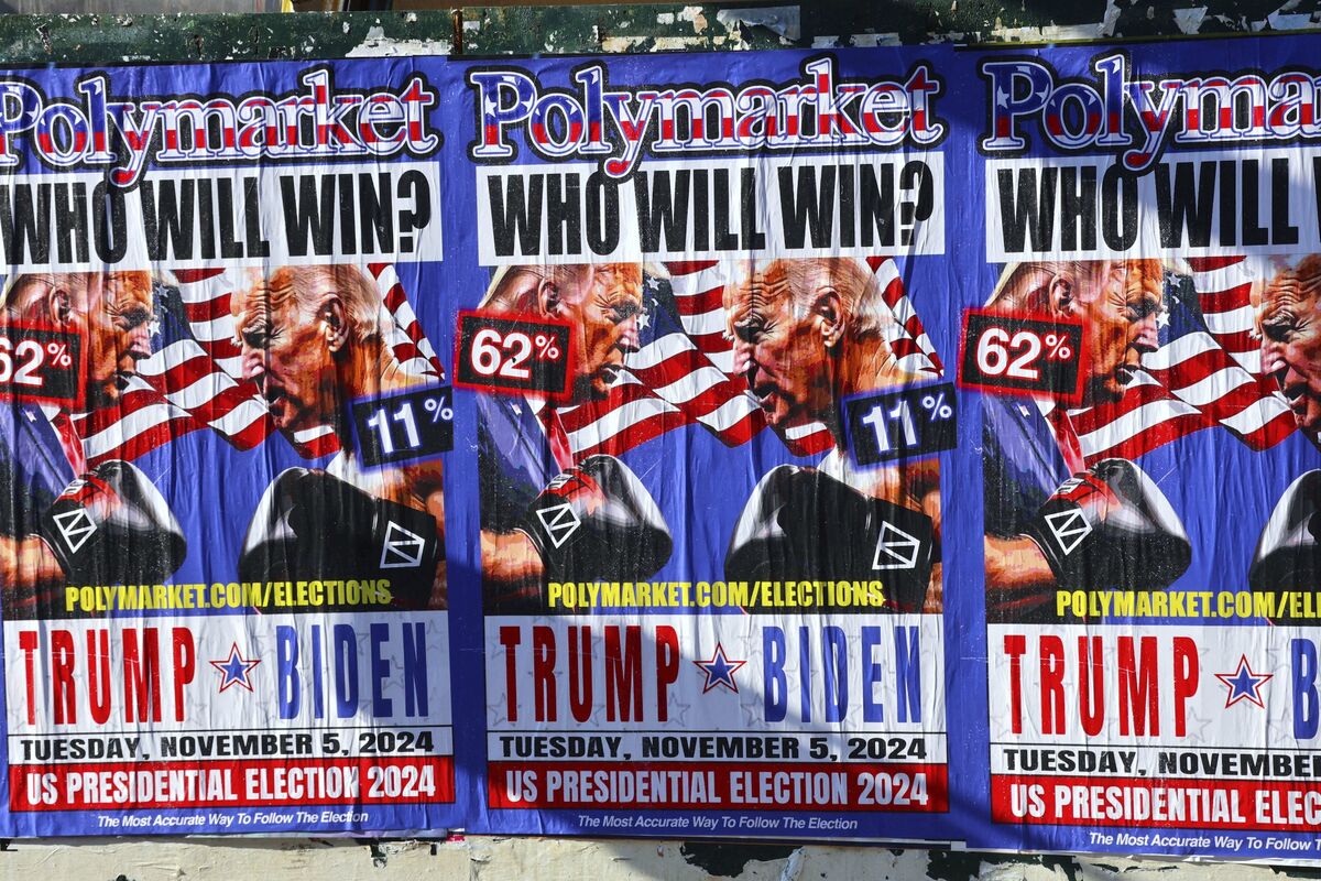 USDC: Polymarket Election Bets Surge Toward $1 Billion Despite Bans -  Bloomberg