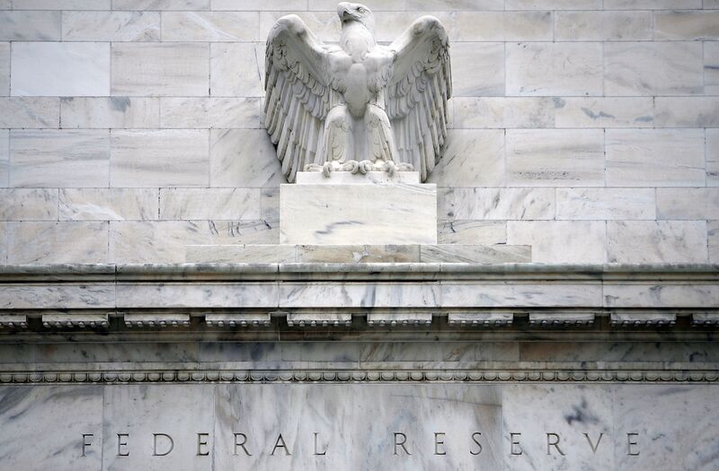 The Federal Reserve building in Washington, DC. 