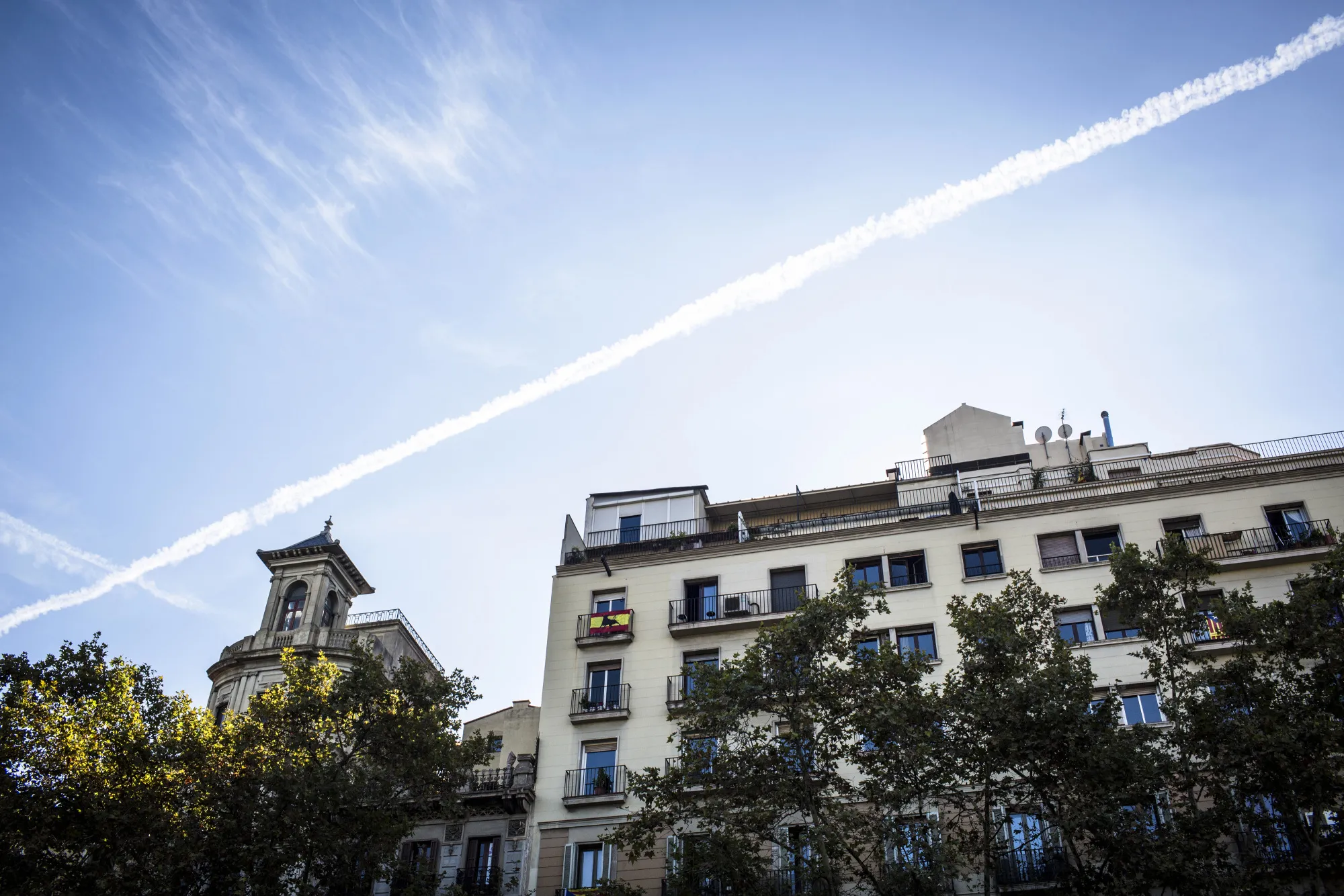 A residential apartment block in Barcelona, Spain.&nbsp;