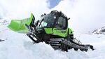 An electric snow groomer manufactured by&nbsp;Kaessbohrer Gelaendefahrzeug AG, one of three main suppliers of slope-preparation machines in Europe.
