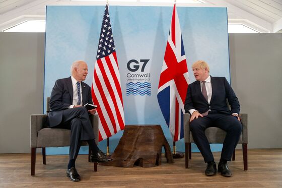Biden, Johnson Put Brexit Tensions on Hold in First Meeting