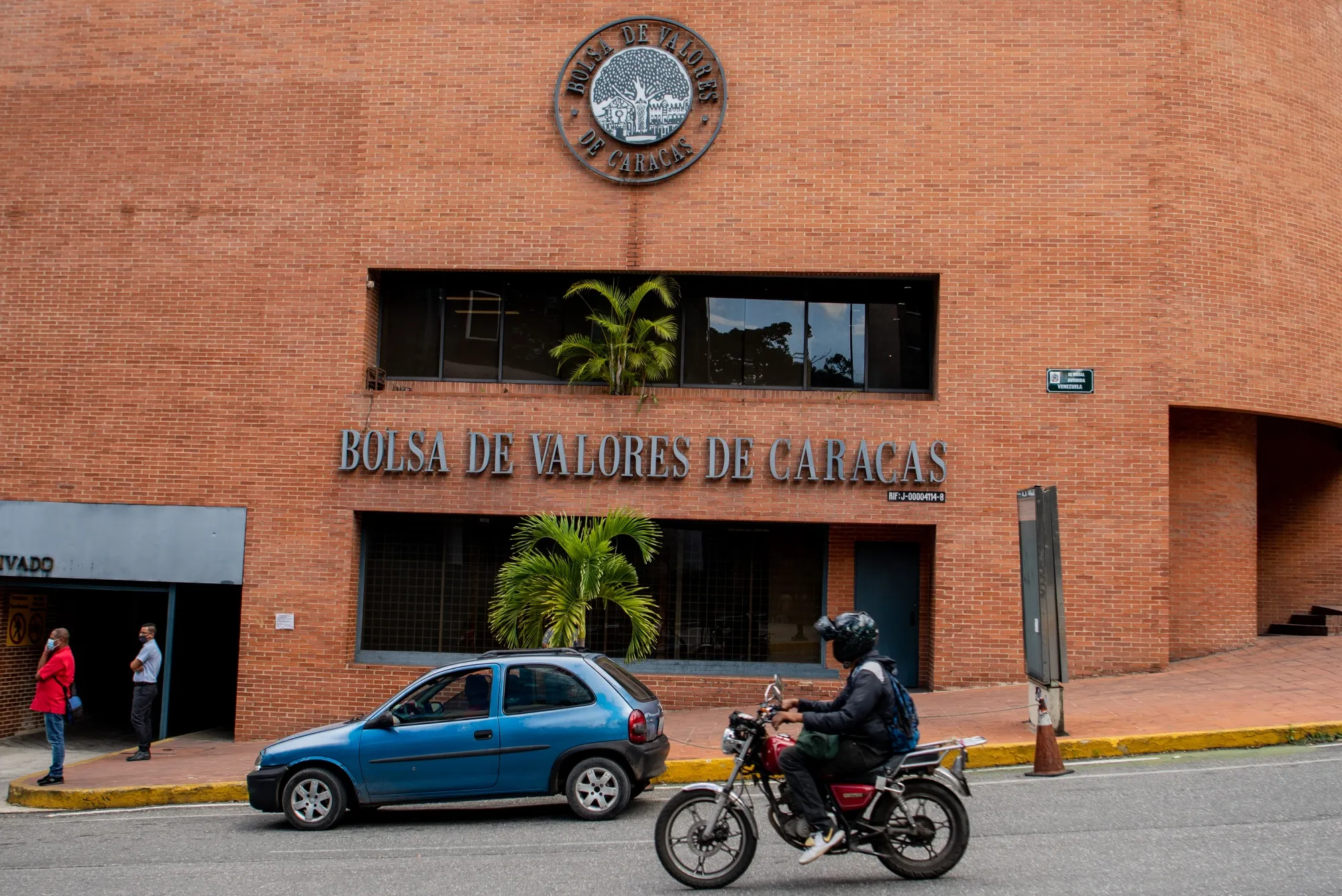 The Caracas Stock Exchange in Venezuela.