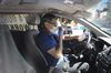 Transportation Union And Rideshare Drivers United Members Hold Rolling Vehicle Protest Calling On State To Enforce AB5