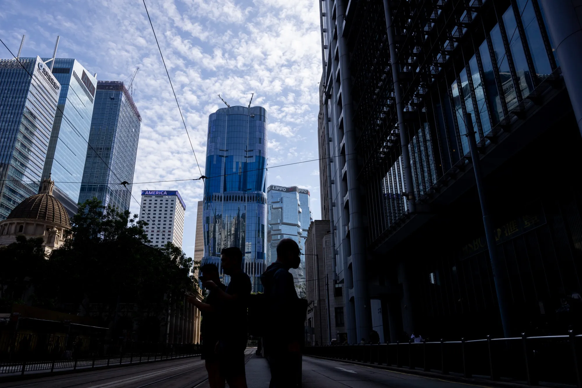 The Central financial district in Hong Kong.