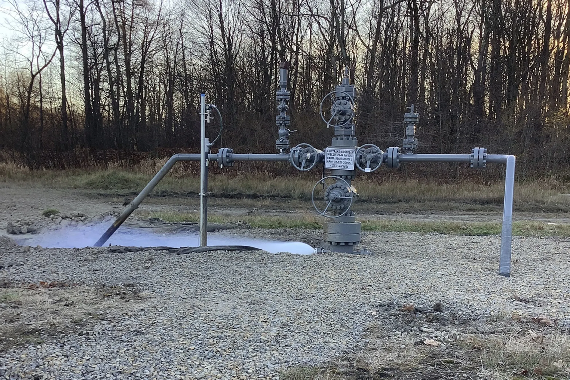 The Equitrans well in Pennsylvania.