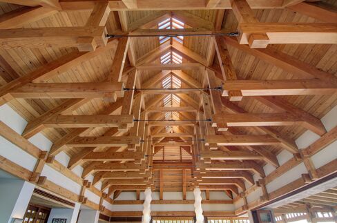 The entire property is built along the lines of traditional Japanese architecture.