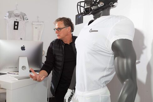 Todd Van Horne, creative director for Nike football, explains how designers made NFL uniforms lighter by stripping out seams.