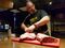 Richard H. Turner gets to grips with beef in the private dining room at Hawksmoor Borough in London.