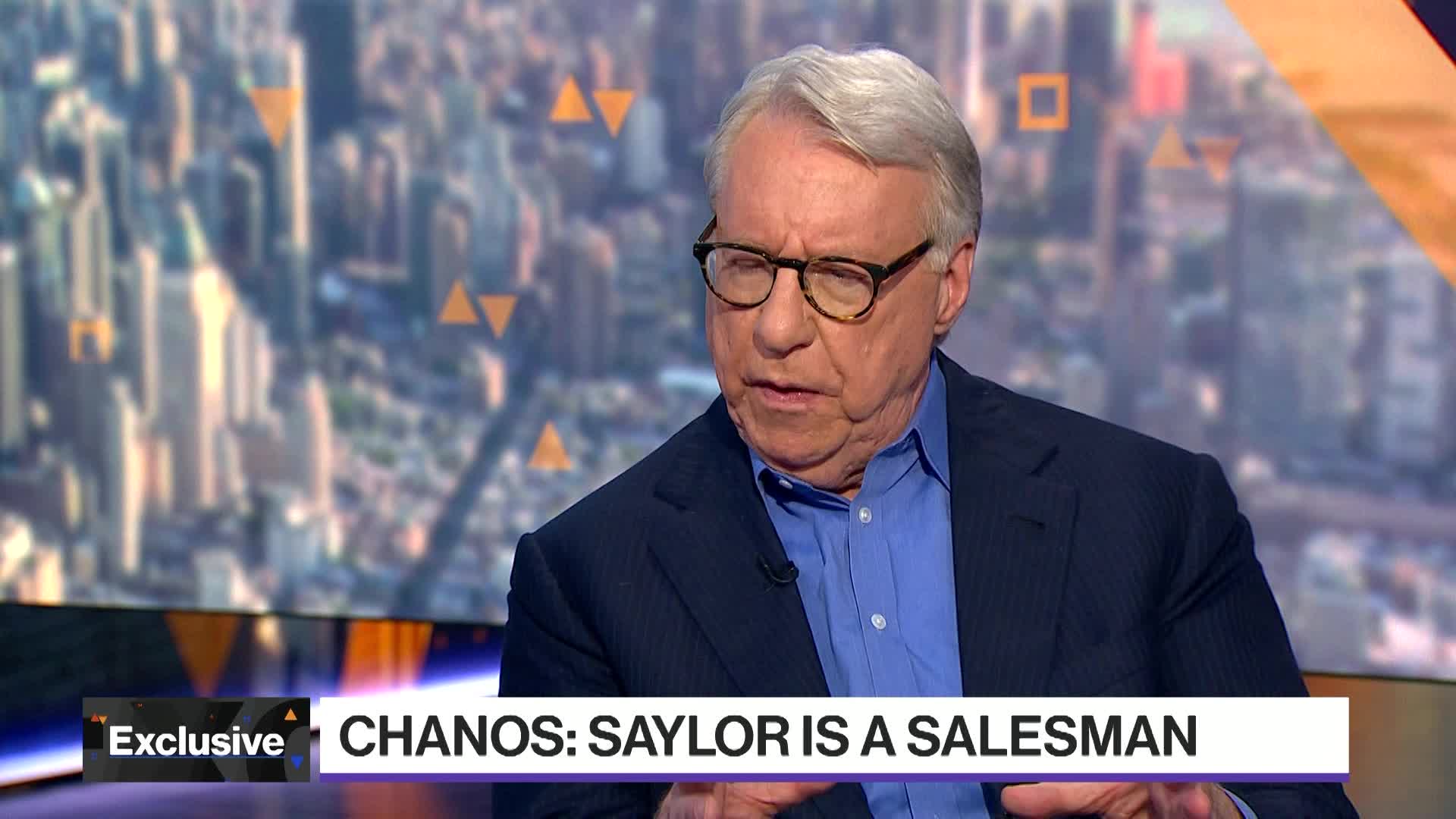 Watch Chanos Responds to Michael Saylor, Calls Him a Salesman - Bloomberg
