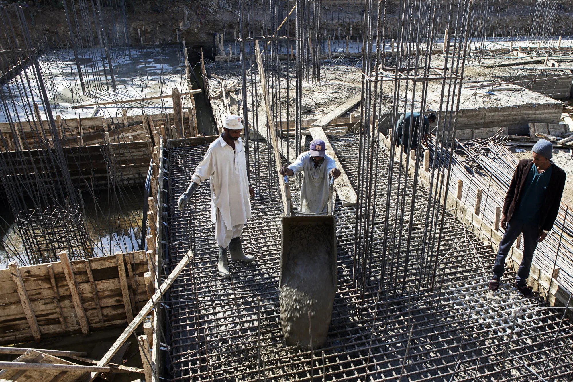 General Views Of Property And Construction As Safer Streets Underpin Market Boom In Pakistan's Biggest City