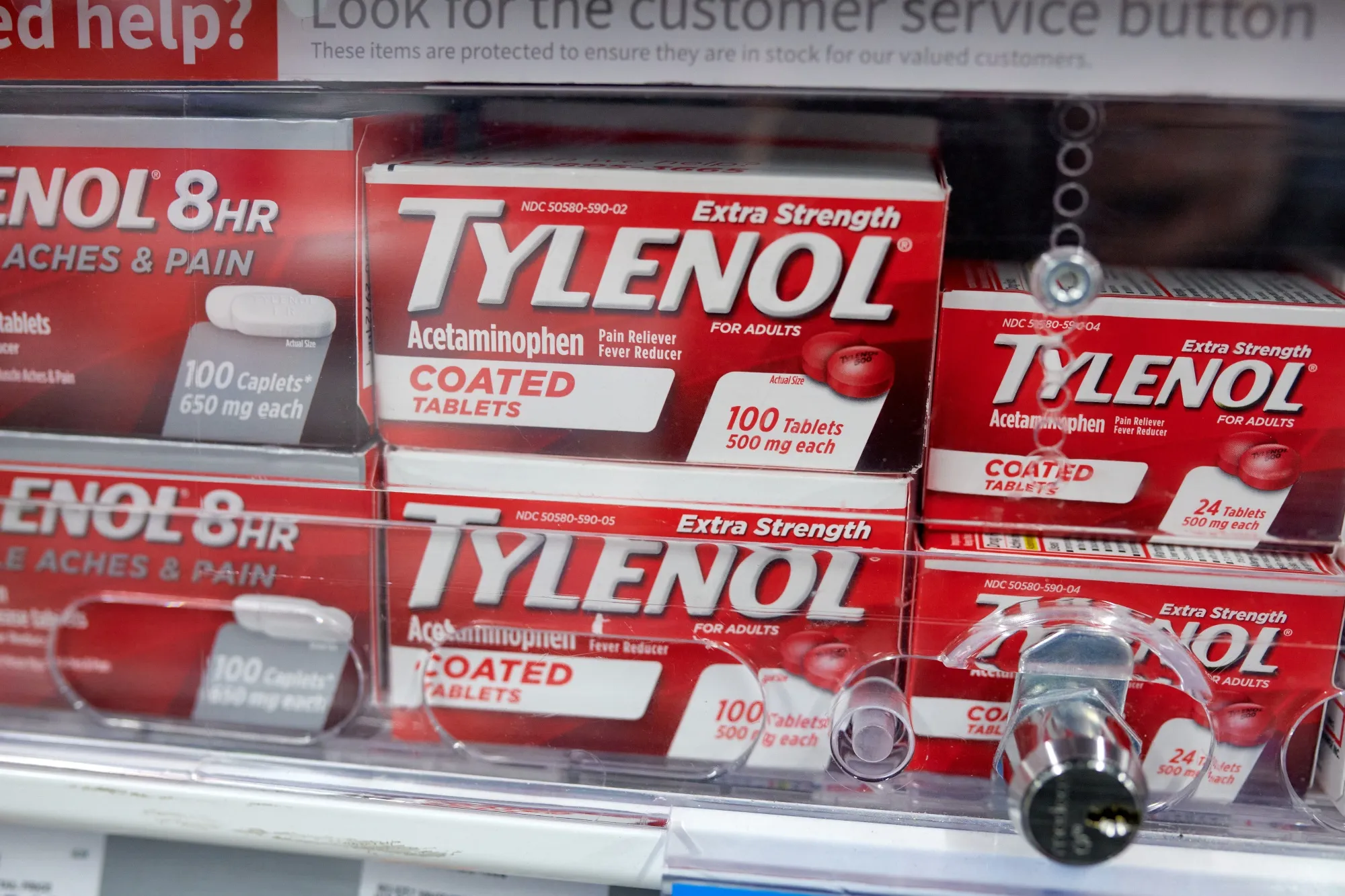 Tylenol branded pain relief.