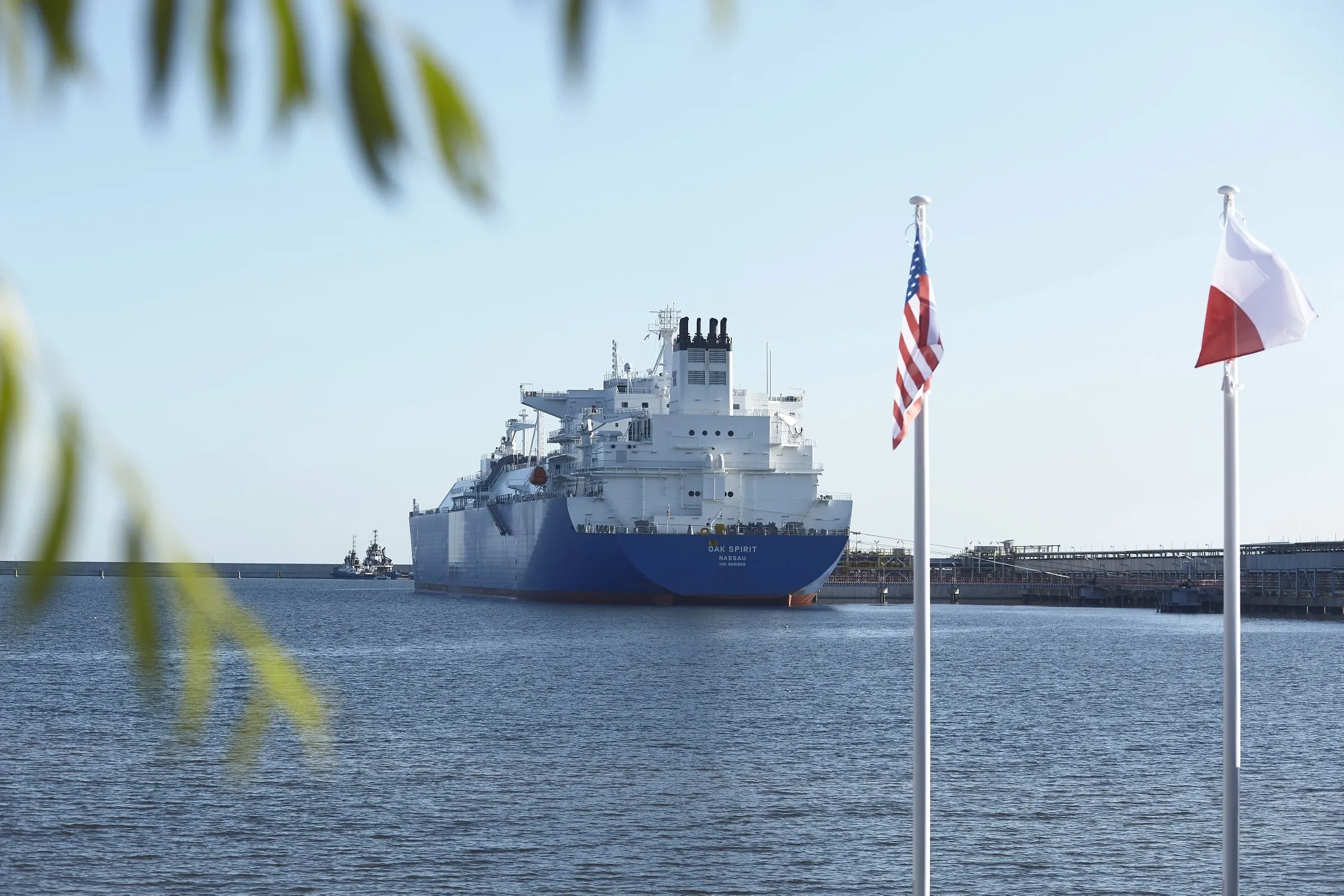U.S. LNG showing up in a Polish terminal, with no Russian pipeline in sight.