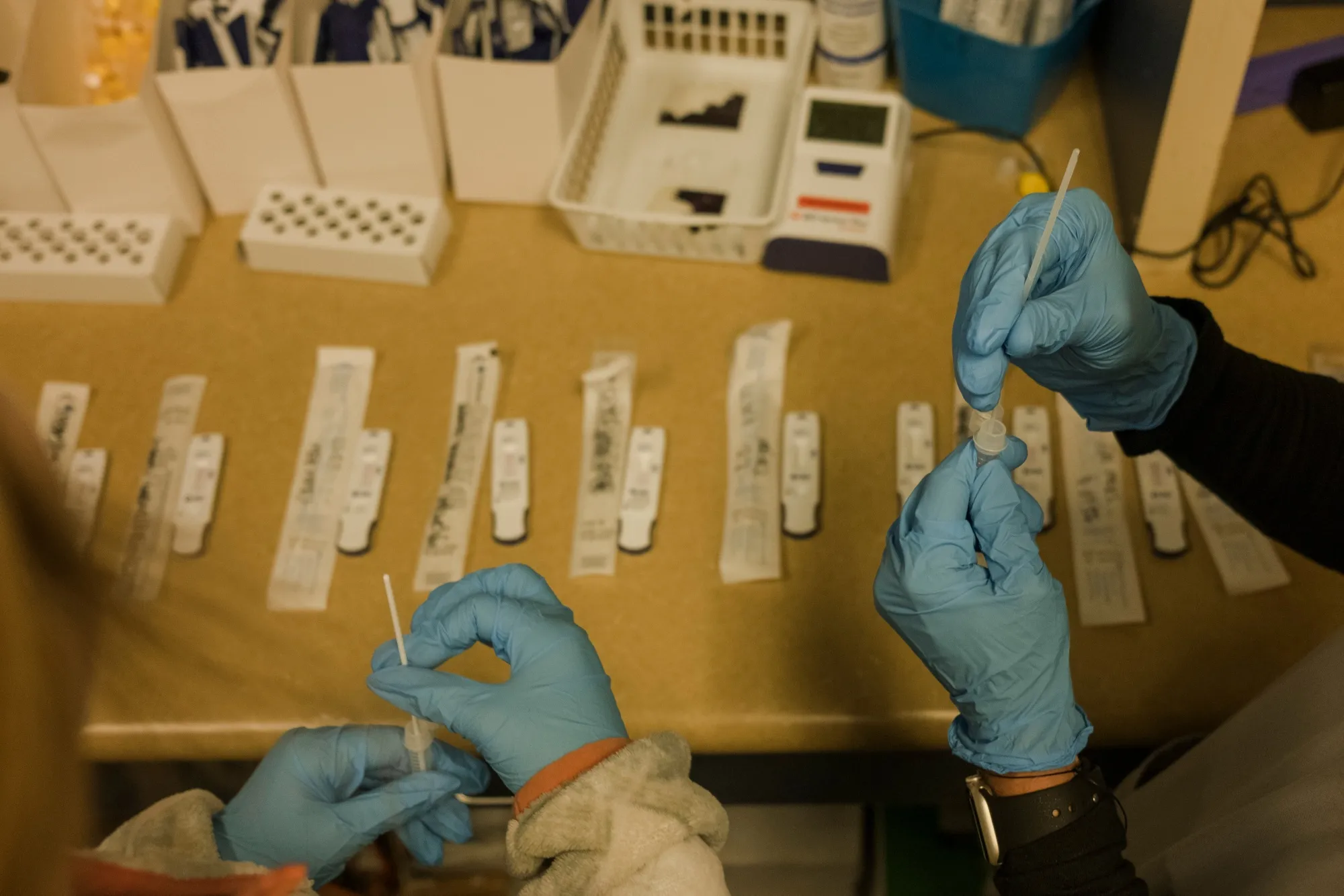 A Covid-19 Testing Site As South Carolina Cases Surge