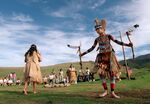A group of Tongva people originally from the L.A. Basin and Southern part of the Santa Monica Mountains are shown performing ceremonial dances and telling stories.&nbsp;