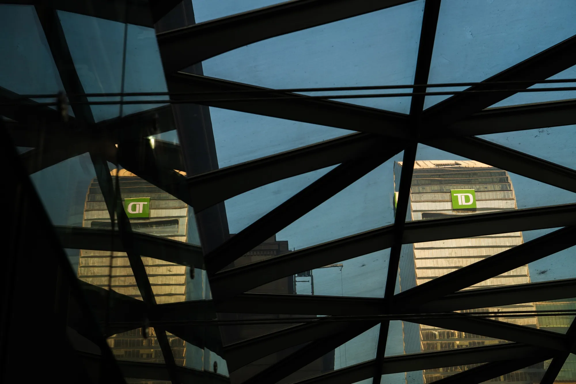 A Toronto-Dominion&nbsp;bank building in the financial district of Toronto.