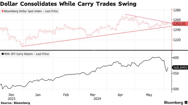 Dollar Consolidates While Carry Trades Swing