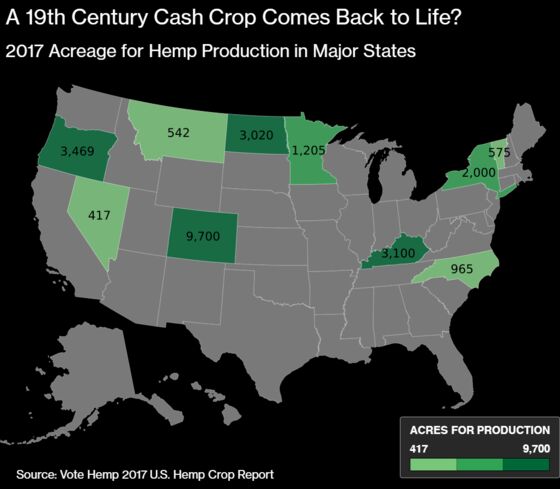 Here’s How Much Hemp the U.S. Currently Grows