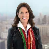 Stylized headshot in Bloomberg office of Mary Ellen Klas