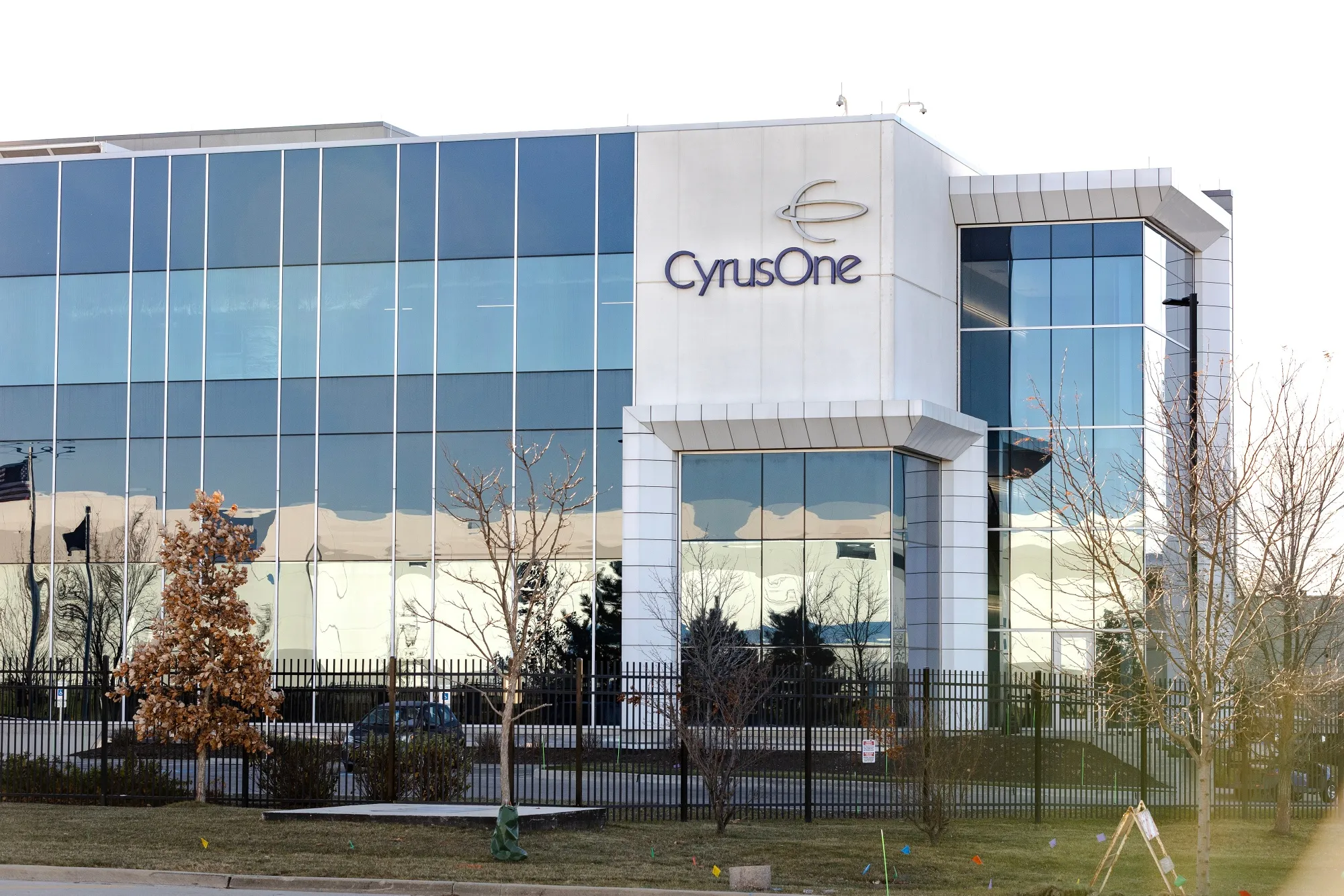 The CyrusOne data center in Aurora, Illinois on Nov 28.