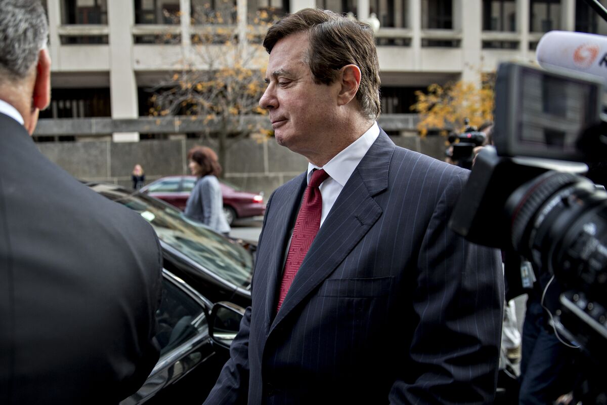 Manafort, Russian Ghostwrote Op-Ed to Buff Image, U.S. Says - Bloomberg