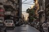 Automobiles line a street in the neighborhood of Gemmayze, populated with bars and cafes, Beirut, Lebanon, on Tuesday, July 24, 2018. Lebanon’s banks are paying the highest interest rates on deposits in almost nine years as lenders seek to shore up their capital to cope with political uncertainty and the high borrowing needs of the government.
