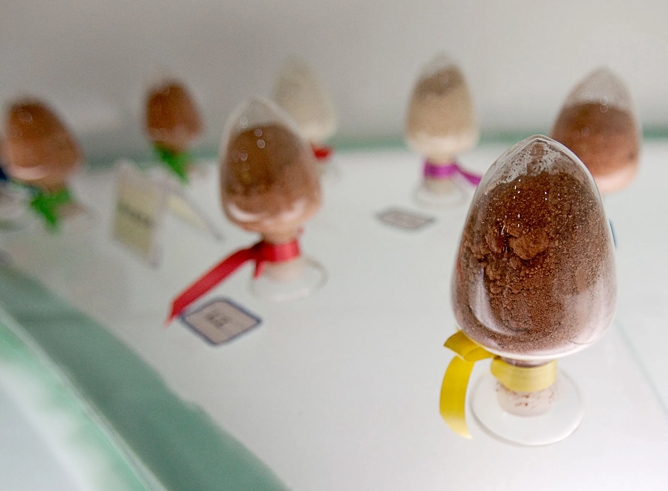 Samples of rare earth compounds.
