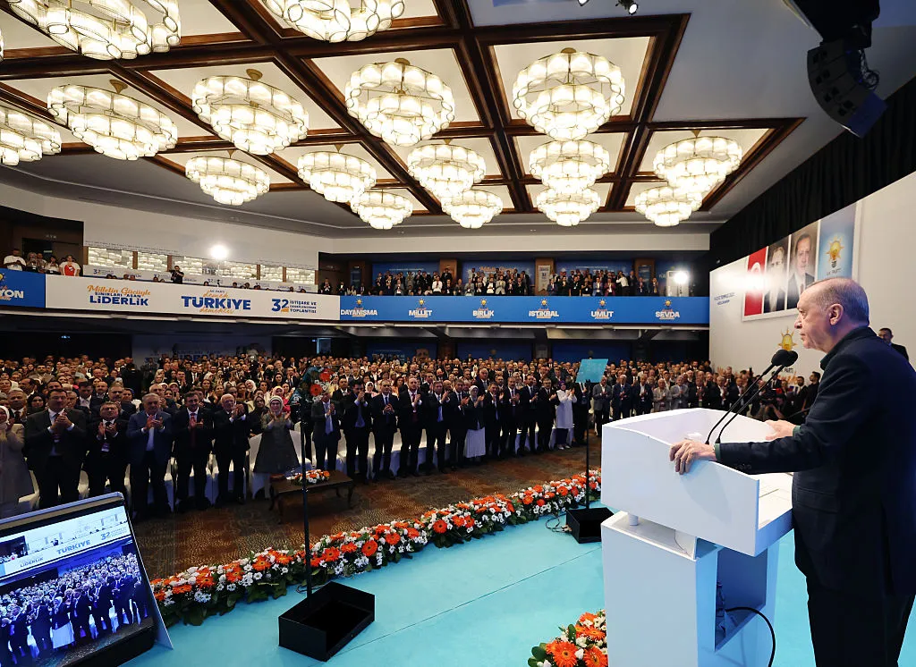 “As of yesterday, 47 years of terrorist scourge has come to an end,”&nbsp;Erdogan&nbsp;told members of his AK Party in Ankara on Saturday.