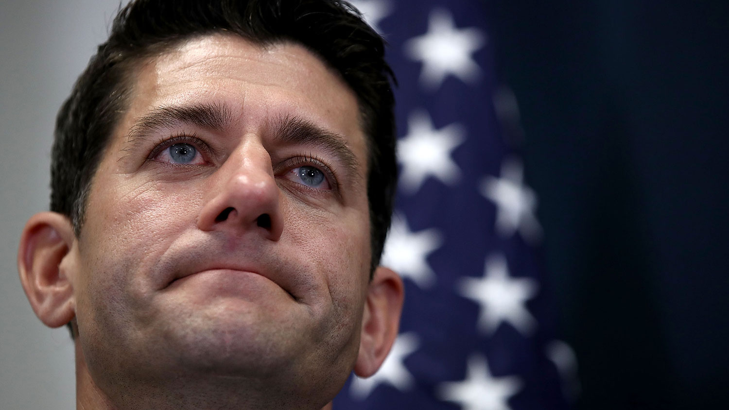 Speaker of the House Paul Ryan listens to questions during a press conference on Sept. 7, 2016, in Washington.
