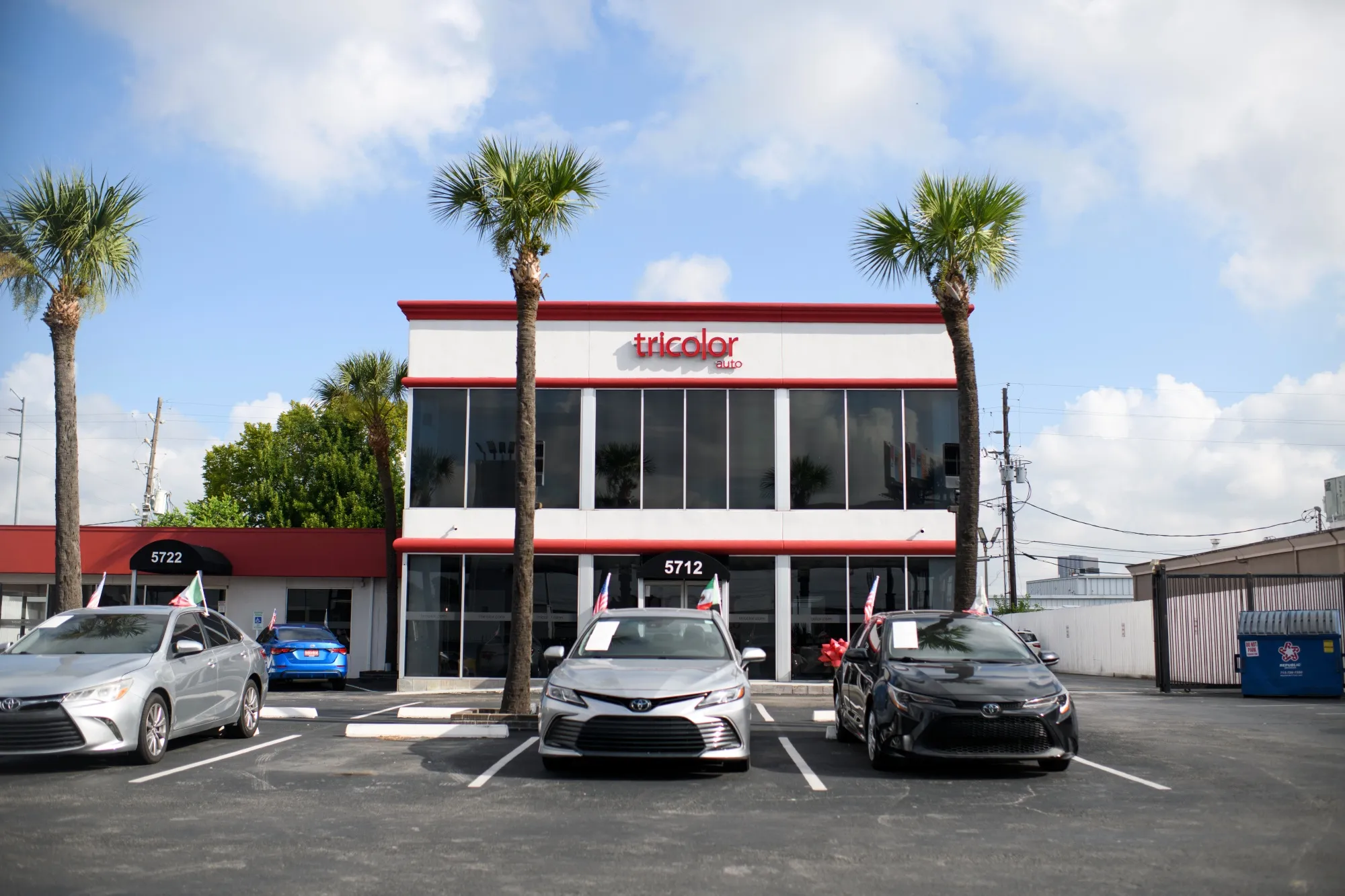 A Tricolor dealership in Houston.