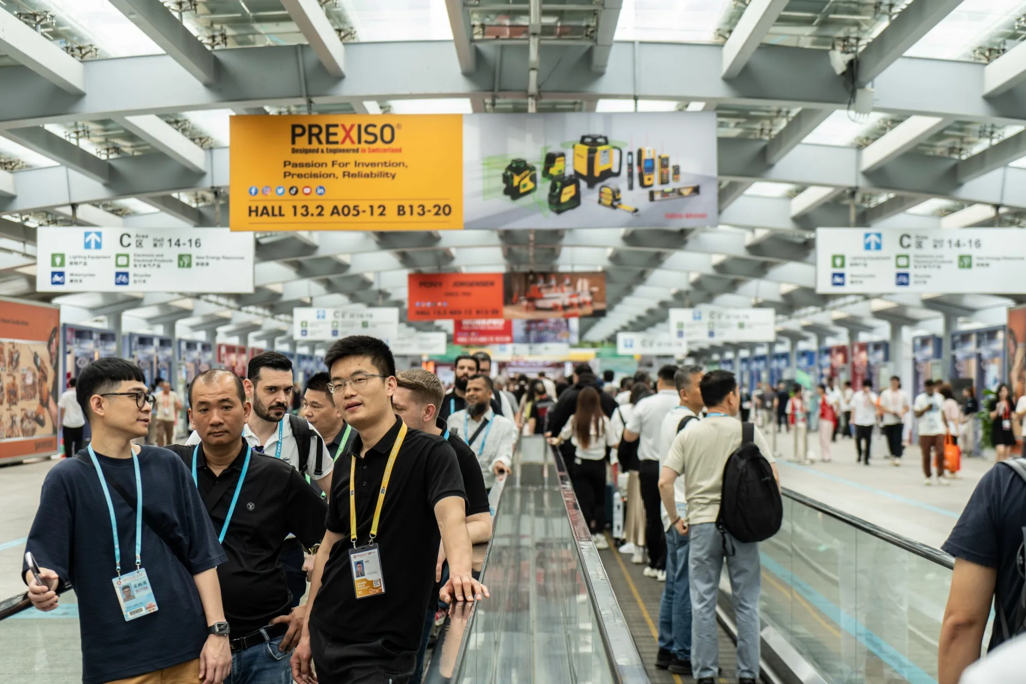 Attendees at the Canton Fair in Guangzhou, China, on Wednesday, April 15.