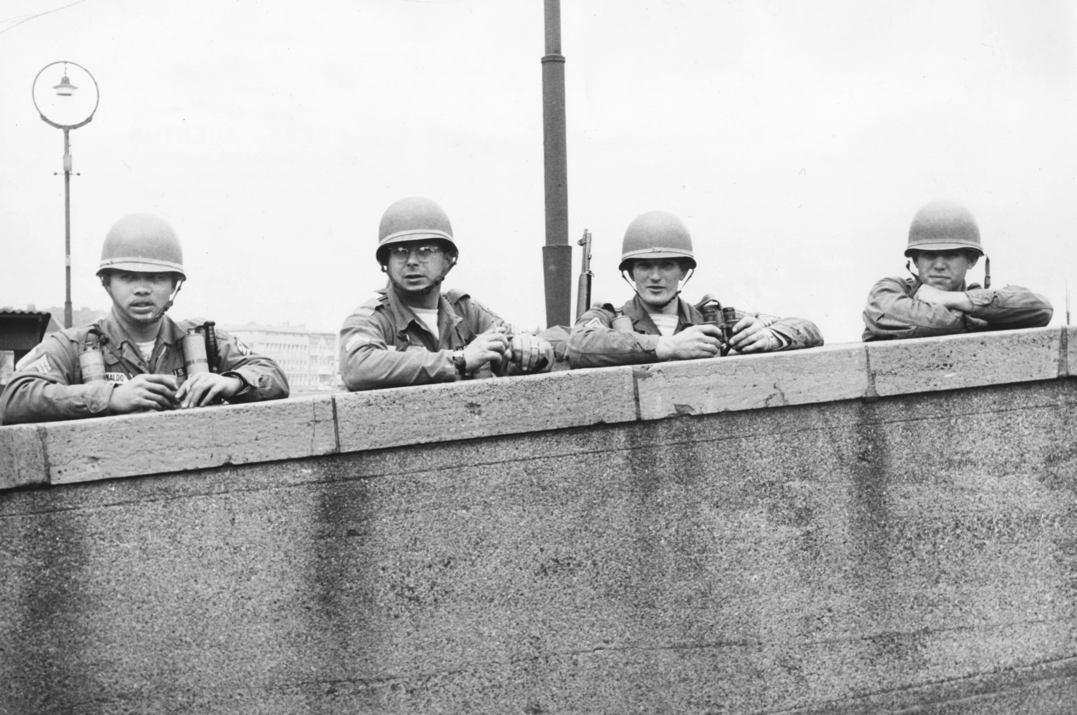 A few good men in West Berlin, 1965.