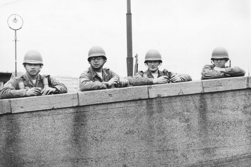 A few good men in West Berlin, 1965.